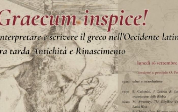 Conference "Graecum inspice!"