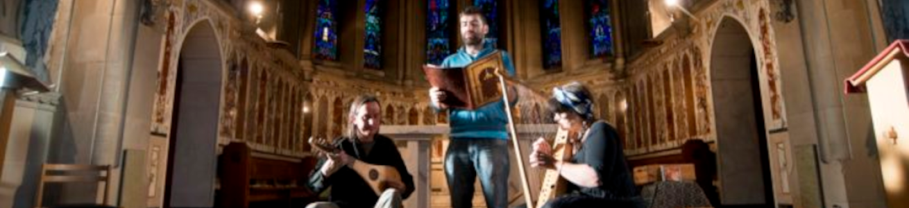 A performance by Trouvere in Leeds City Cathedral, 2017